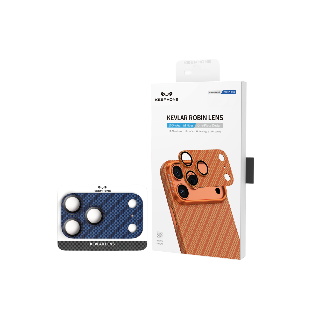 Keephone Apple iPhone 17 Pro Max Kevlar Robin Kamera Lens Koruyucu